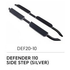 Defender 110 Side Step (Silver) - Defender