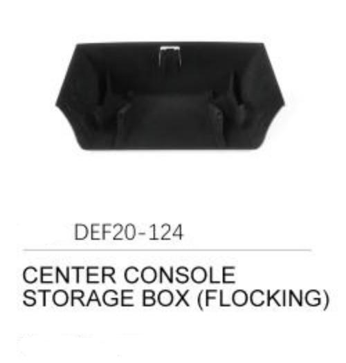 Center Console Storage Box (Flocking) - Defender