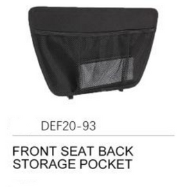 Front Seat Back Storage Pocket - Defender