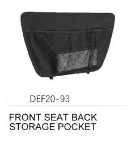 Front Seat Back Storage Pocket - Defender