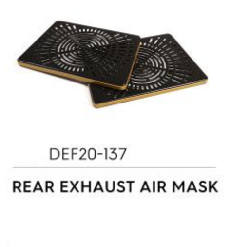 Rear Exhaust Air Mask - Defender