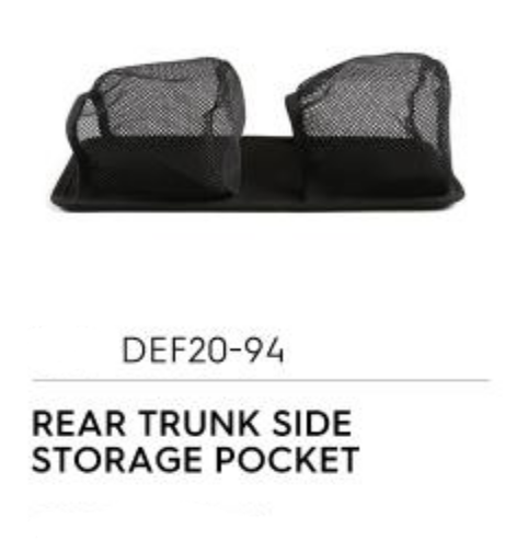 Rear Trunk Side Storage Pocket - Defender