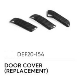 Door Cover (Replacement) (3 Piece) - Luxury Carbon Fiber