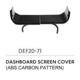 Dashboard Screen Cover (ABS Carbon Pattern) - Defender