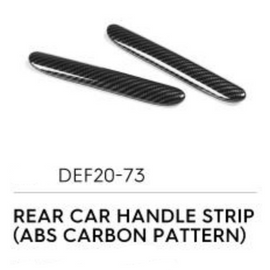 Rear Car Handle Strip (ABS Carbon Pattern) - Defender