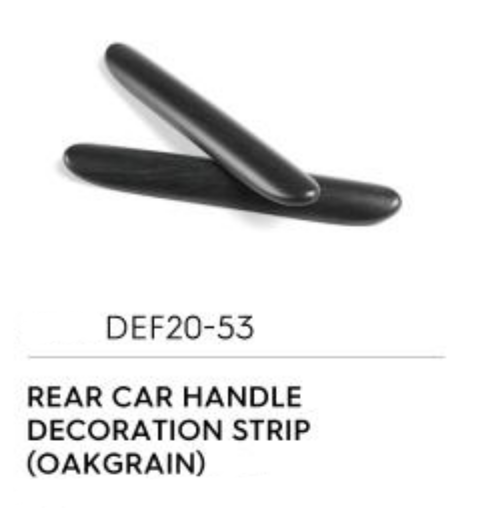 Rear Car Handle Strip (Oakgrain) - Defender