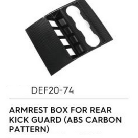 Armrest Box for Rear Kick Guard (ABS Carbon Pattern) - Defender