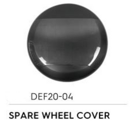 Spare Wheel Cover - Luxury Carbon Fiber