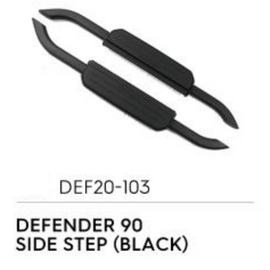 Defender 90 Side Step (Black) - Defender