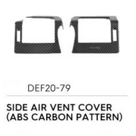 Side Vent Cover (Carbon Pattern) - Defender