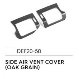 Side Vent Cover (Oakgrain) - Defender