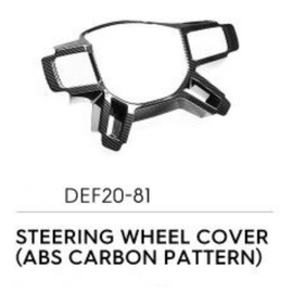 ABS Steering Wheel Cover (Carbon Pattern) - Defender