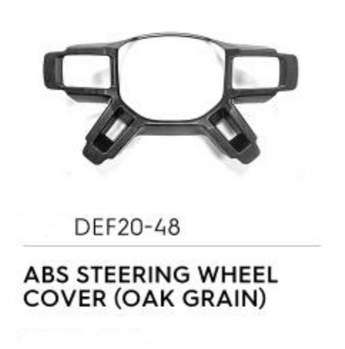 ABS Steering Wheel Cover (Oakgrain) - Defender