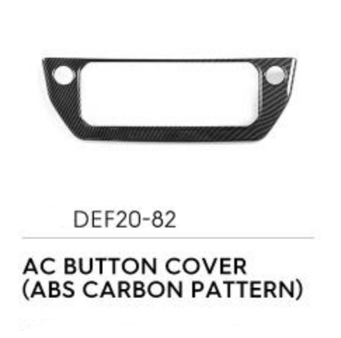 A/C Button Cover (Carbon Pattern) - Defender