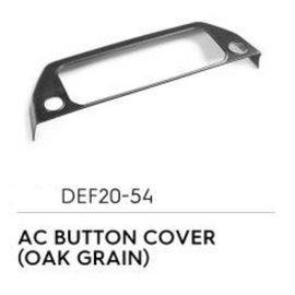 A/C Button Cover (Oakgrain) - Defender