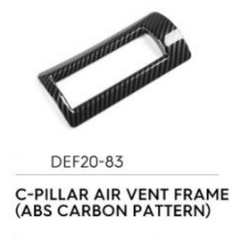 C-Pillar Air Vent Frame (Carbon Pattern) - Defender