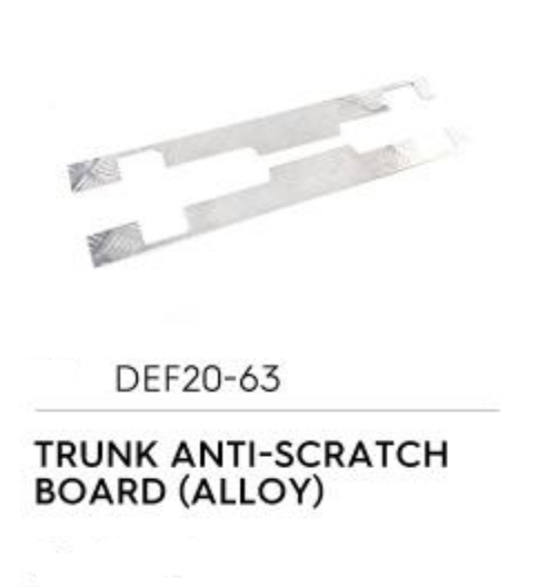 Trunk Anti-Scratch Board (Alloy) - Defender