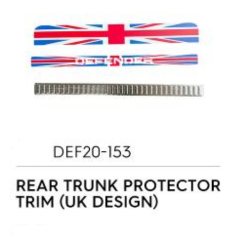 Rear Trunk Protector Trim (UK Design) - Defender