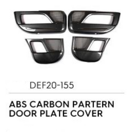 Door Plate Cover (Carbon Pattern) - Defender