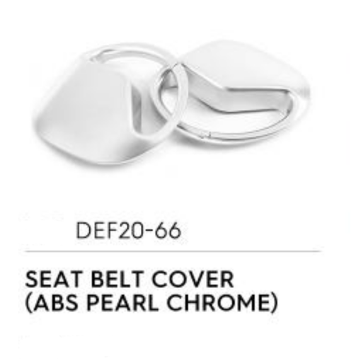 Seat Belt Cover (Pearl Chrome) - Defender