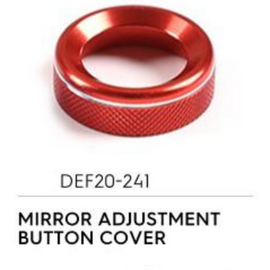 Mirror Adjustment Button Cover (Red) - Defender