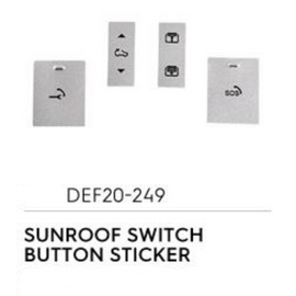 Sunroof Switch Button (Sticker) - Defender