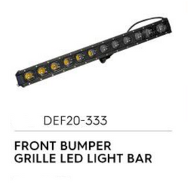 Front Bumper Grille LED Light Bar - Defender