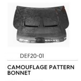 Dry Carbon Fiber Bonnet (Camouflage) - Luxury Carbon Fiber