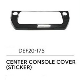 Center Console Cover (Sticker) - Luxury Carbon Fiber