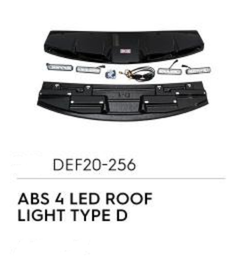 ABS 4 LED Roof Light Type D - Defender