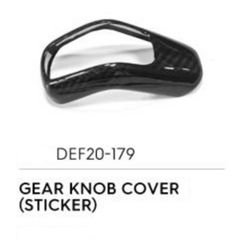 Gear Knob Cover (Sticker) - Luxury Carbon Fiber