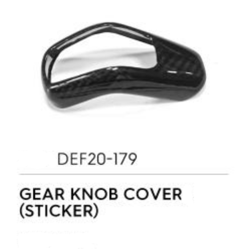 Gear Knob Cover (Sticker) - Luxury Carbon Fiber