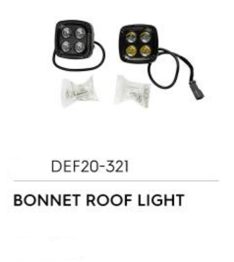 Bonnet Roof Light - Defender