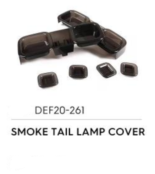 Smoke Tail Lamp Cover - Defender