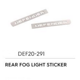 Rear Fog Lamp Sticker - Defender