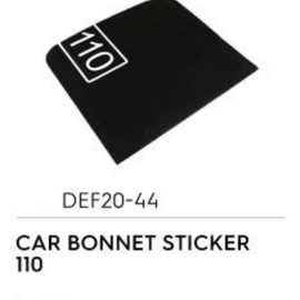 Car Bonnet Sticker 110 - Defender