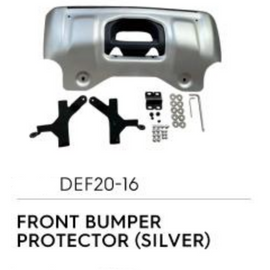 Front Bumper Protector (Silver) - Defender