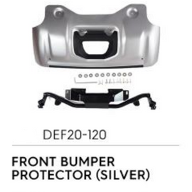 Front Bumper Protector Original Bracket (Silver) - Defender