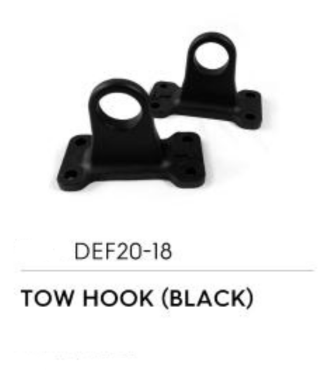 Tow Hook (Black) - Defender